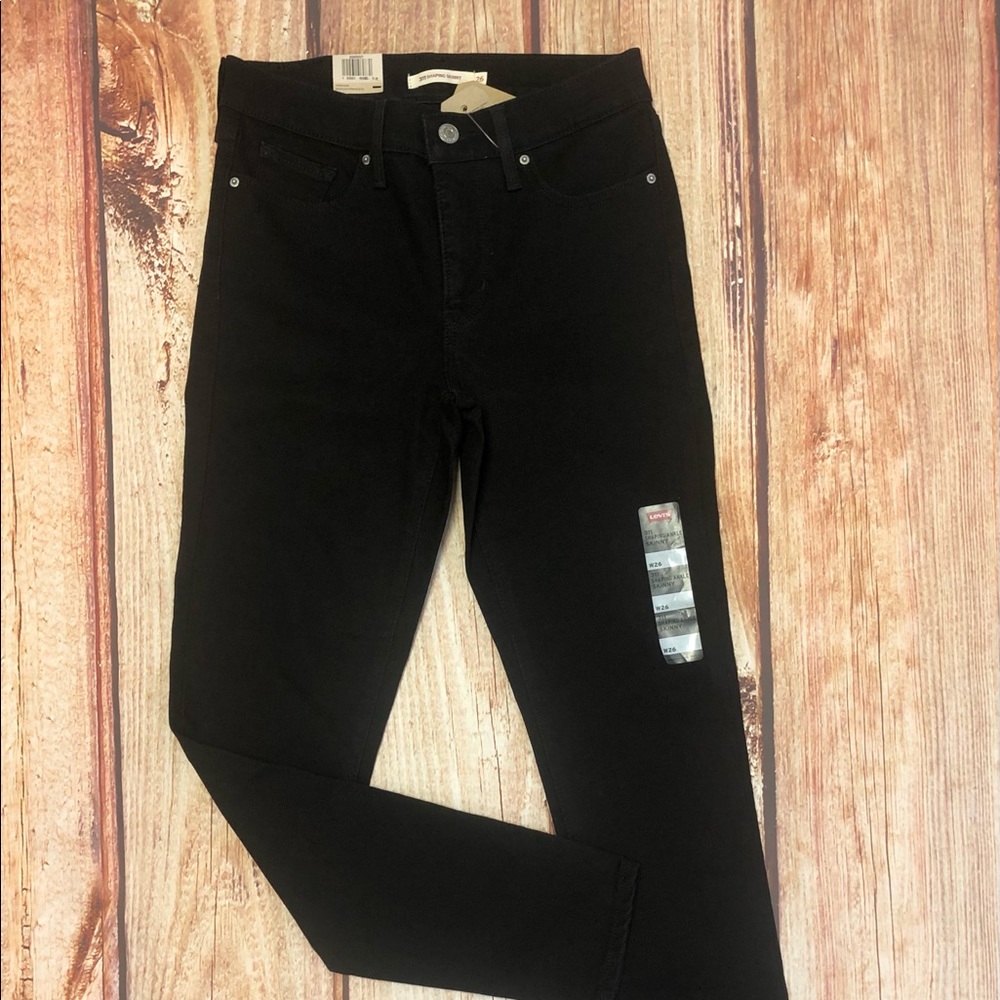 NWT Levi’s 311 Shaping Skinny Ankle Jeans Black